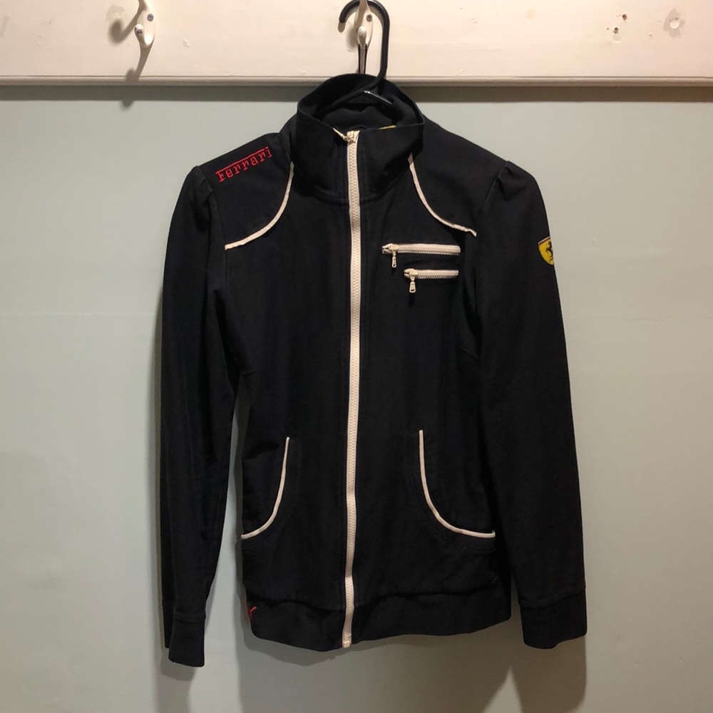 Ferrari Woman’s Zip Up Sweater Size M